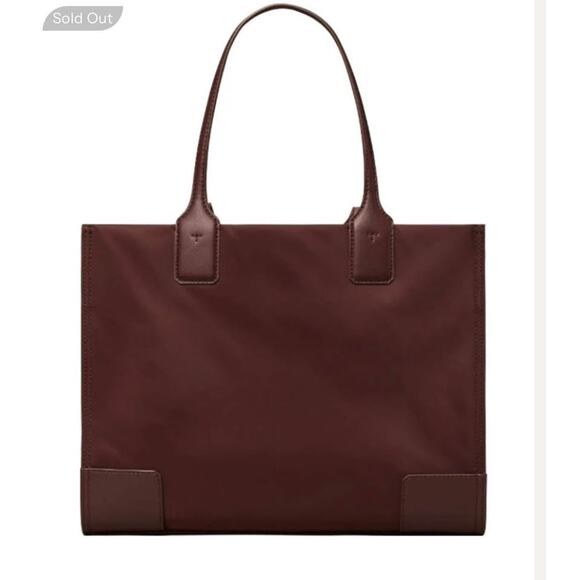NWT Tory Burch Small Ella Tote Bag Tempranillo - Picture 5 of 6